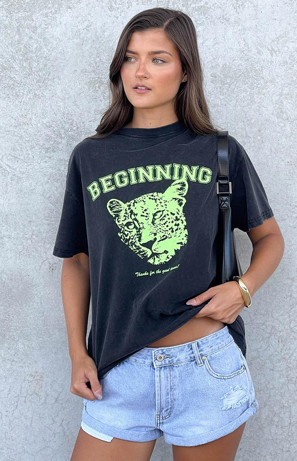 Beginning Cub Black Tee