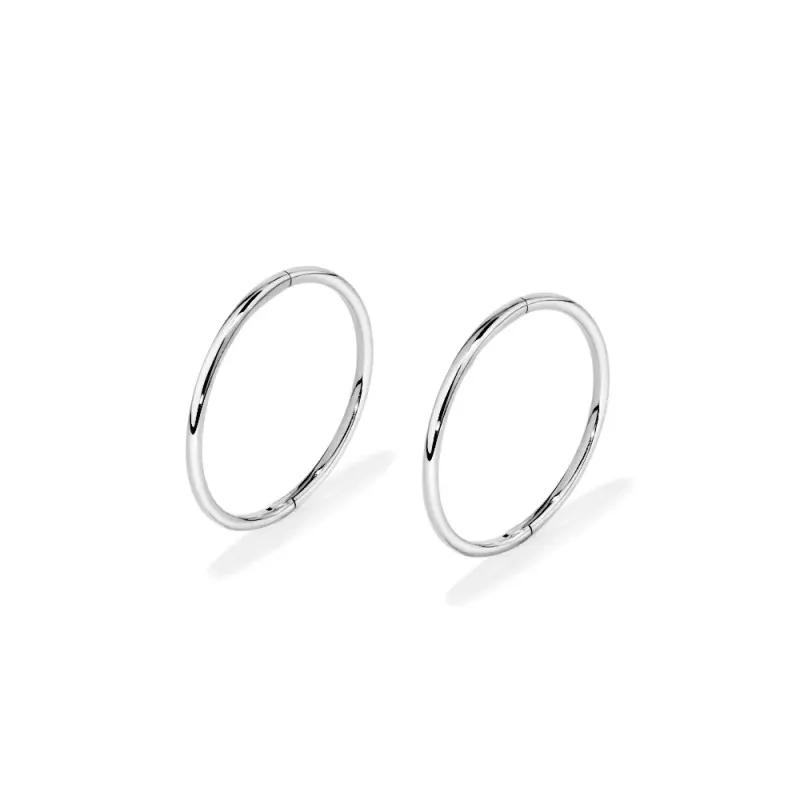 16mm Sleeper Earrings in 9kt Gold
