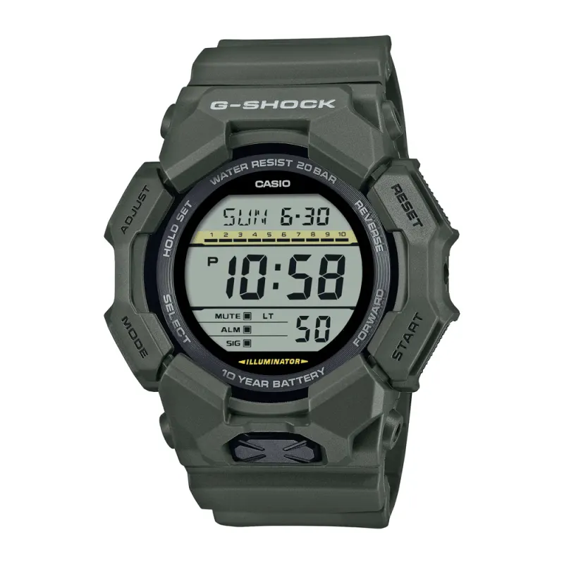 Casio G-Shock Green Digital Watch GD010-3D
