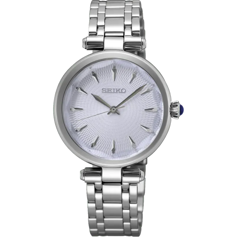 Seiko Conceptual Analogue Silver Tone Watch SRZ553P