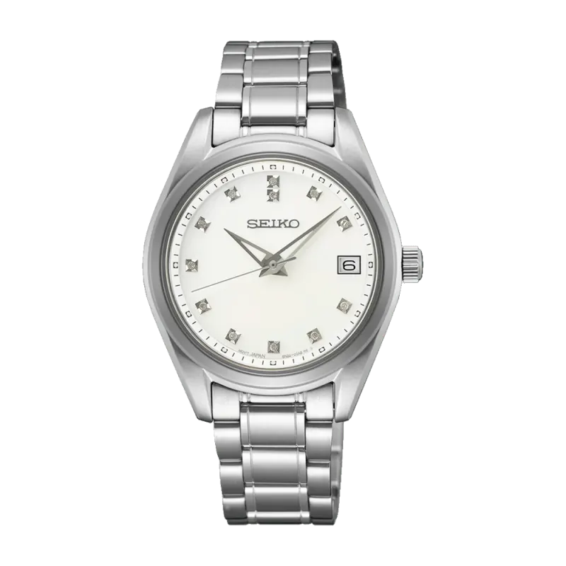 Seiko Conceptual Analogue Silver Tone Watch SUR579P