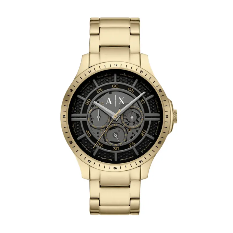 Armani Exchange Multifunction Gold-Tone Stainless Steel Watch AX2461