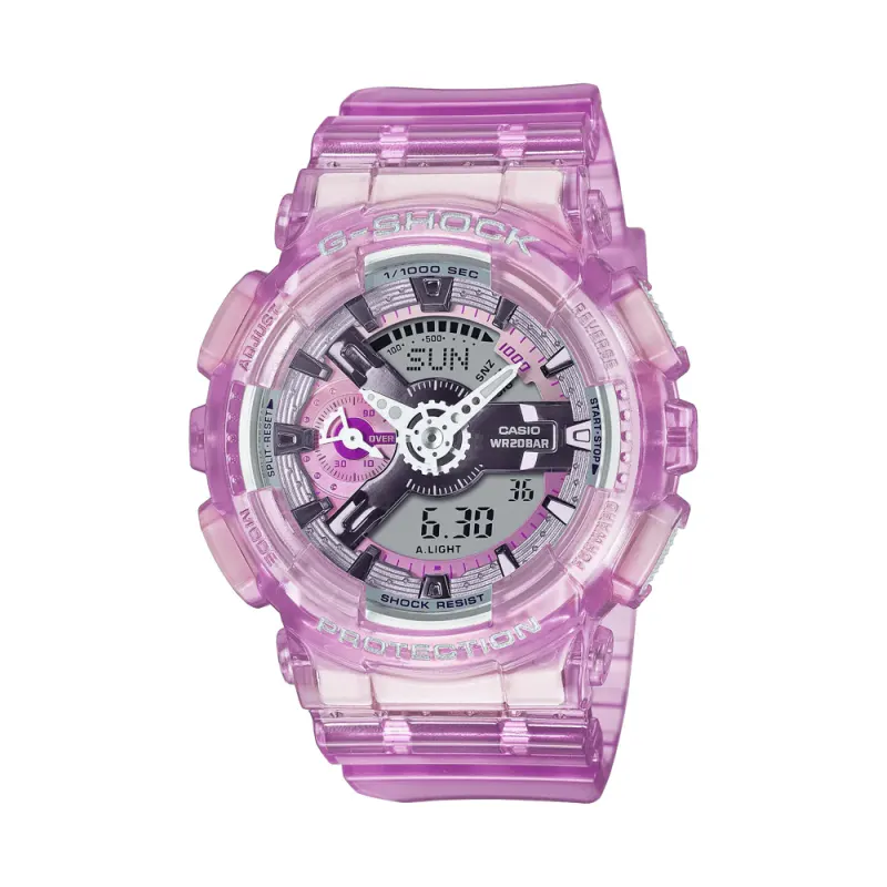 Casio G Shock Virtual World Pink Digital Watch GMAS110VW-4A