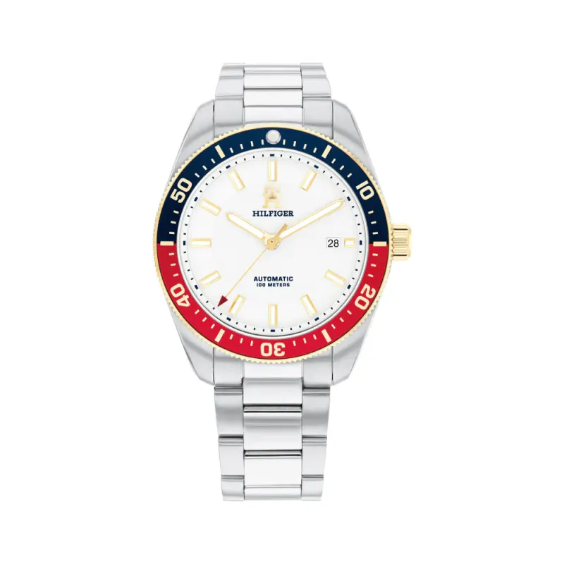 Tommy Hilfiger Th85 Stainless Steel White Dial Men's Watch 1710551