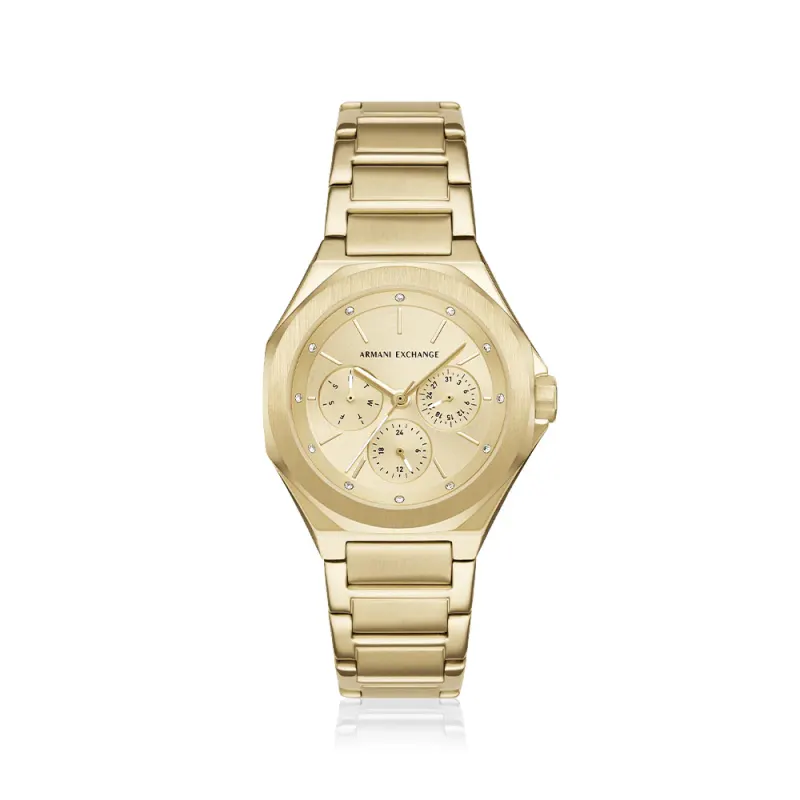 Armani Exchange Andrea Multifunction Gold Tone Watch AX4624