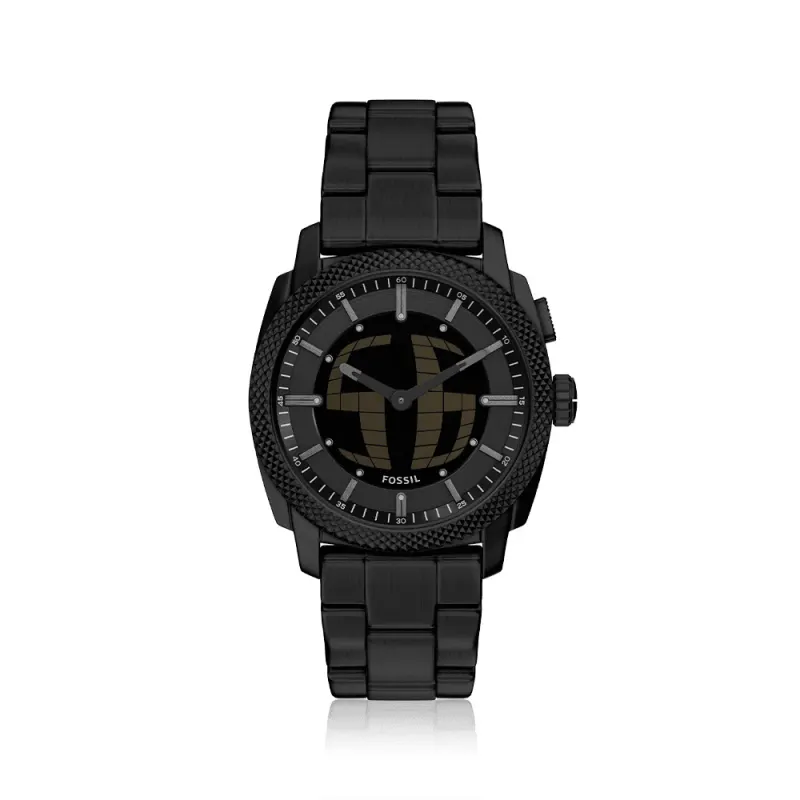 Fossil Machine Big Tic Black Tone Watch FS6156