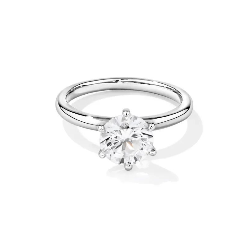 1.00ct Laboratory-Grown Diamond Solitaire Ring in 18kt White Gold