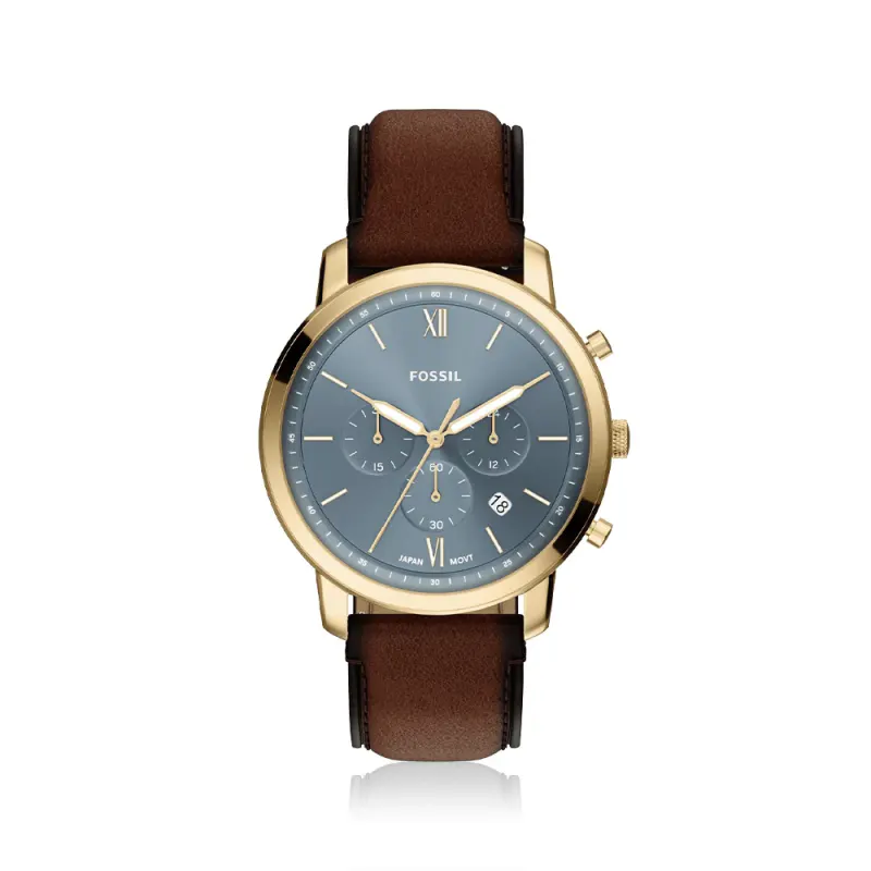 Fossil Neutra Brown Leather Watch FS6162