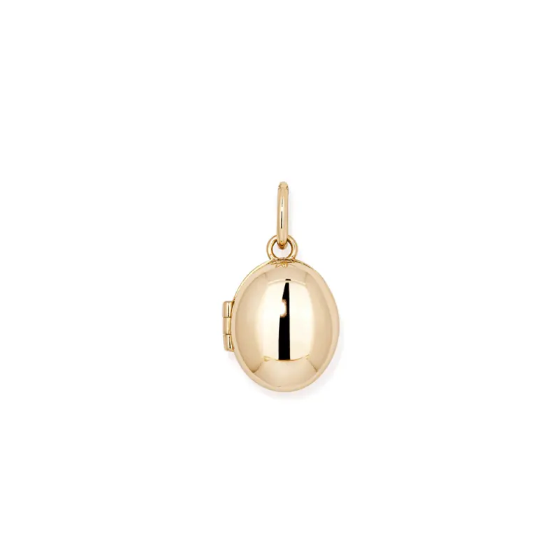 Oval Locket Pendant in 9kt Yellow Gold