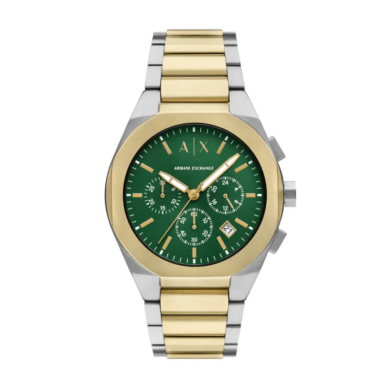 Armani Exchange Chronograph Two-Tone Stainless Steel Watch AX4184