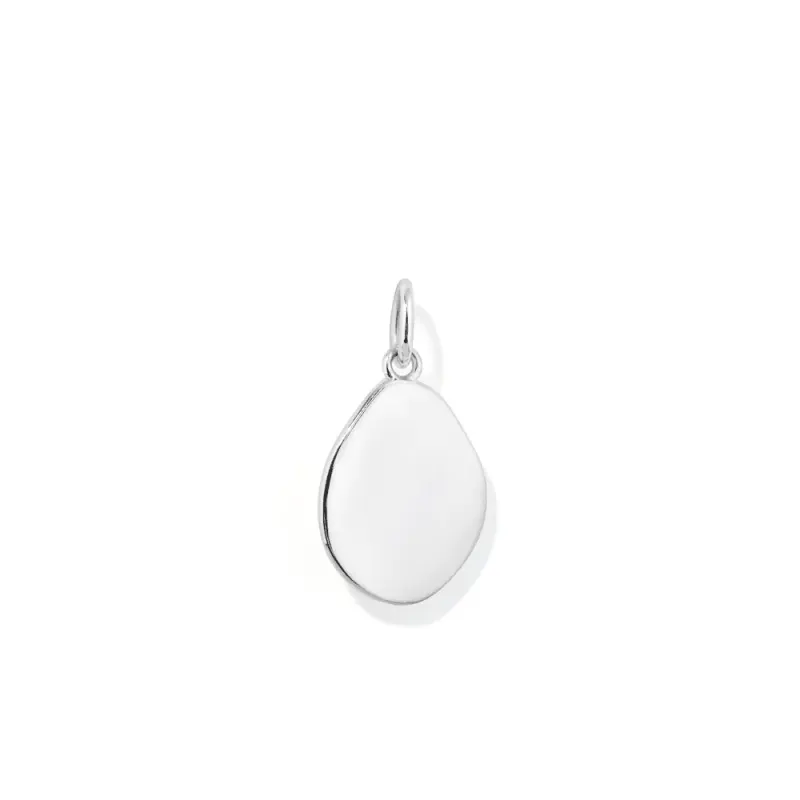 Pebble Pendant in Sterling Silver