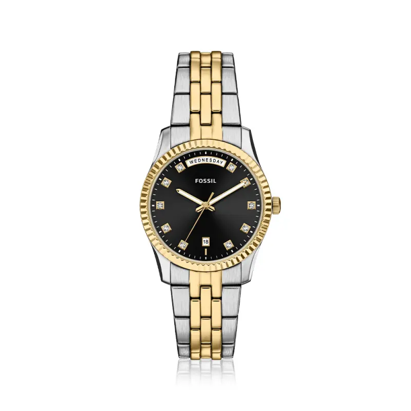 Fossil Scarlette Two-Tone Watch ES5458