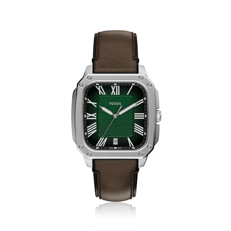 Fossil Crosby Brown Leather Watch FS6150
