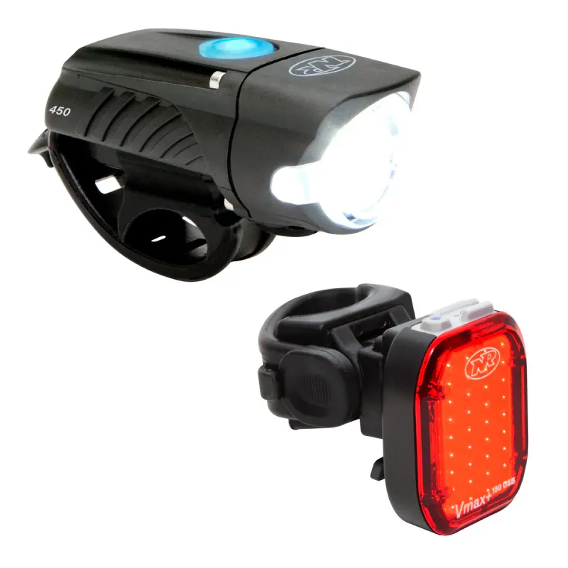 NiteRider Swift 450 / Vmax+ 180 USB-C Combo Light Set
