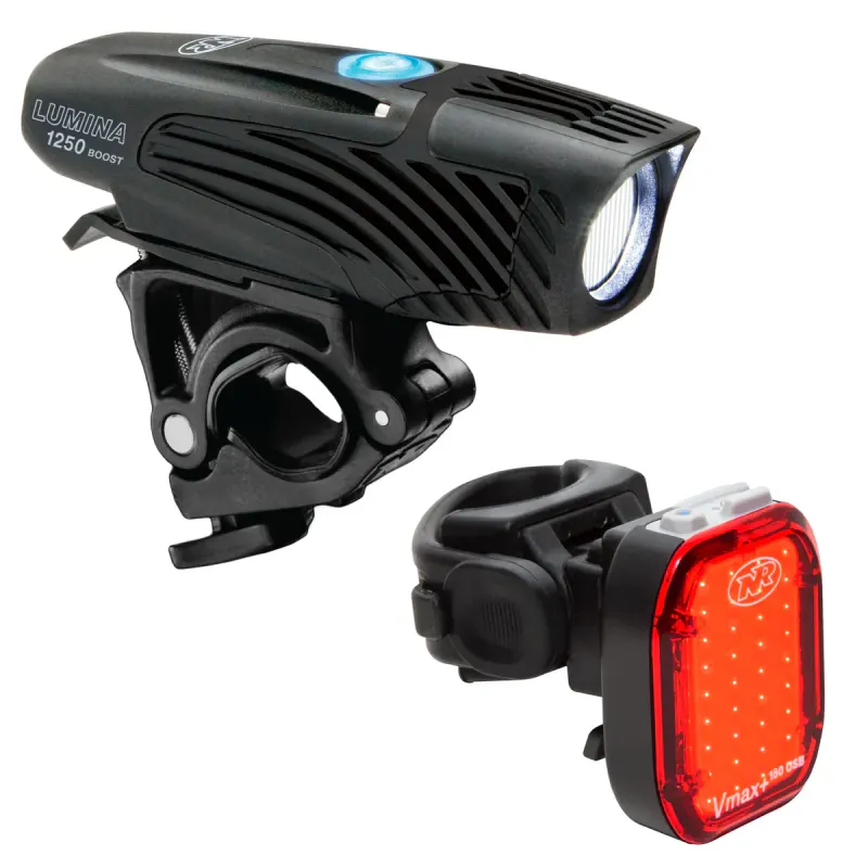 NiteRider Lumina Boost 1250 / Vmax+ 180 USB-C Combo Light Set