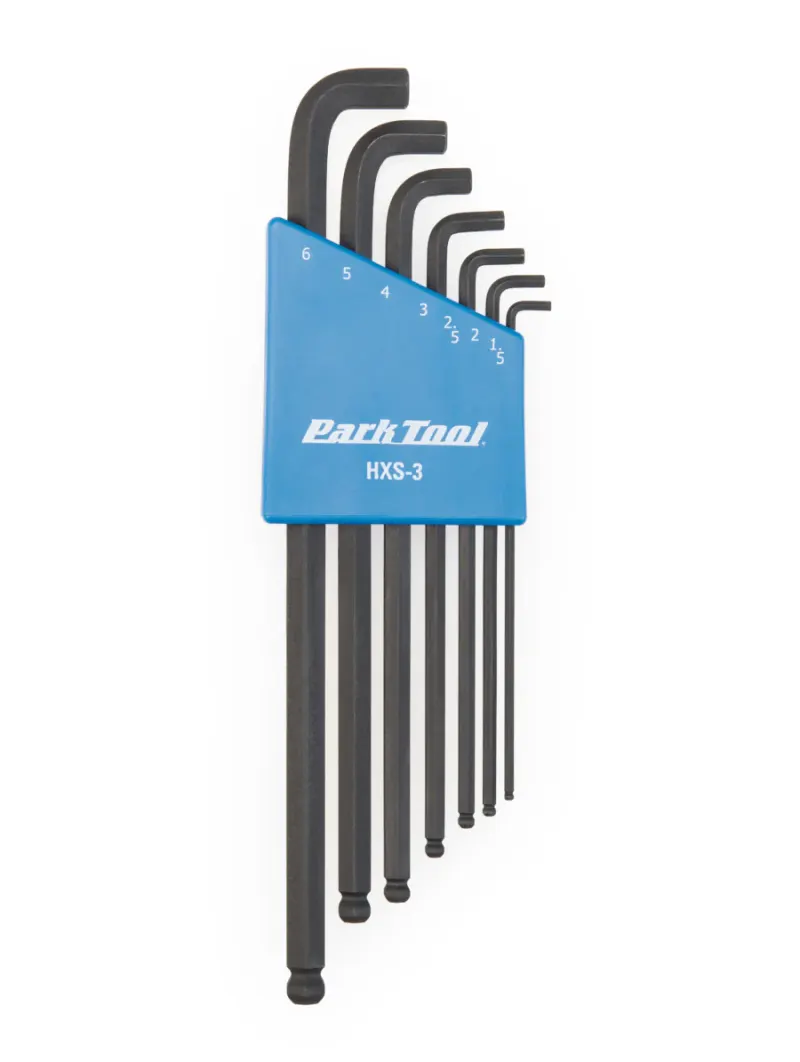 Park Tool Hex Wrench Set Stubby 7pc HXS-3