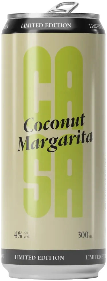 Casa Spirits Coconut Margarita 24 Pack Cans 300ml