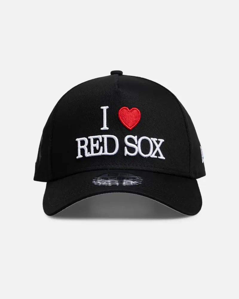 New Era Boston Red Sox 'Lovers' 9FORTY A-Frame Snapback Black