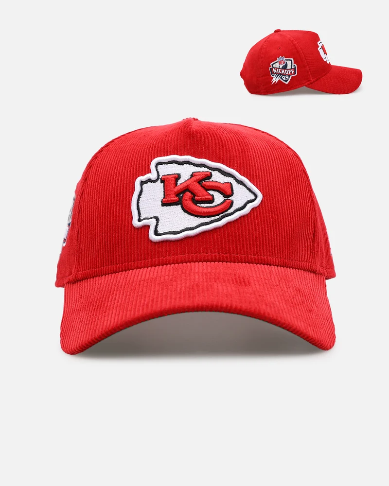 New Era Kansas City Chiefs 'NFL Kickoff Cord' 9FORTY A-Frame Snapback Official Team Color