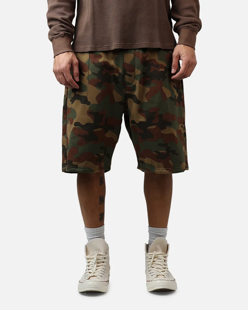 American Thrift Fleece Shorts Camo
