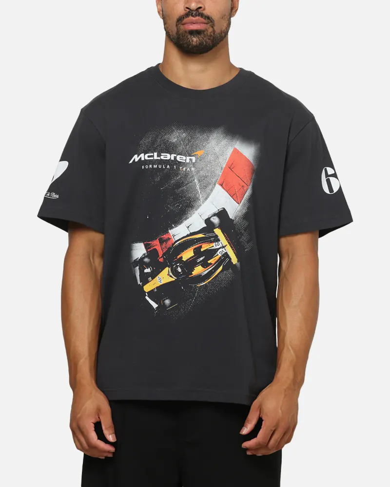 Mitchell & Ness X Mclaren F1 Team Birdseye Apex T-Shirt Washed Black