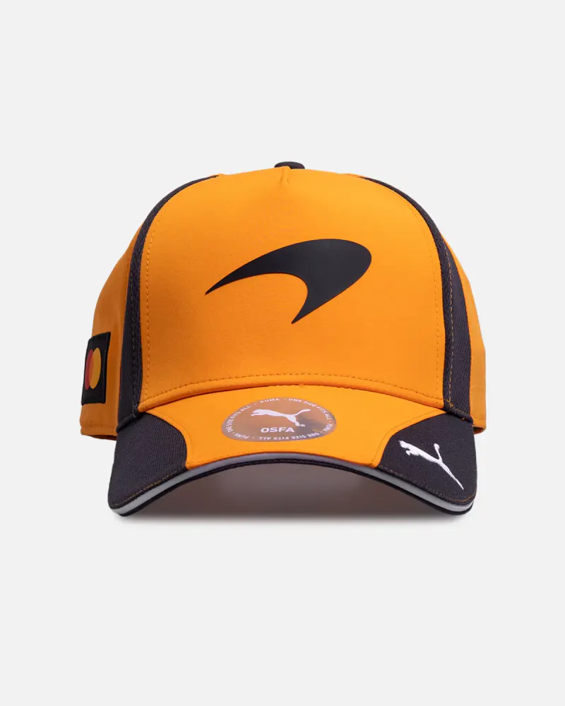 Puma X Mclaren F1 Team Replica Snapback Baseball Cap Papaya