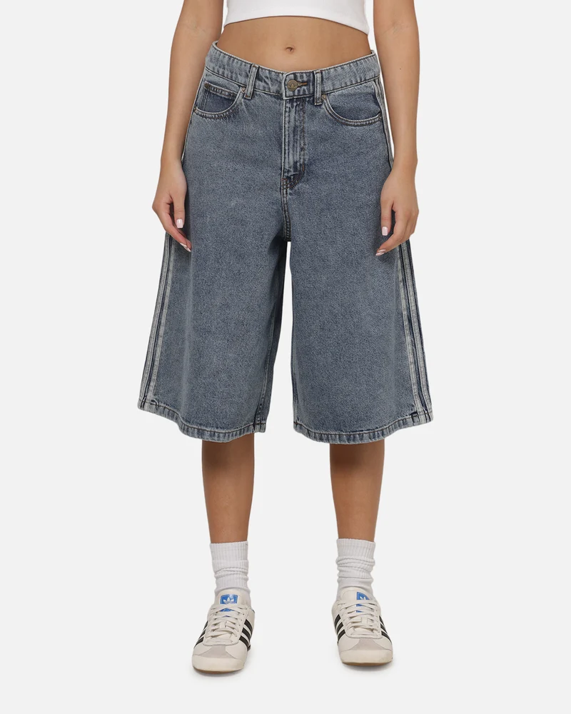 Adidas Women's Jorts Worn Blue