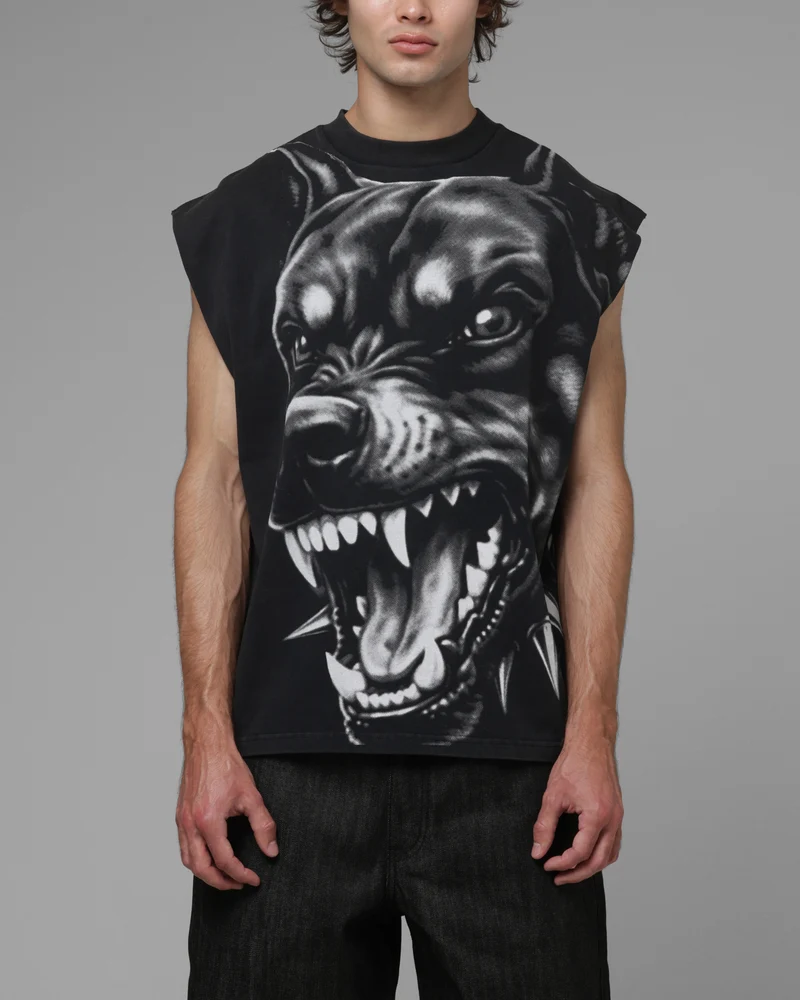 Loiter Body Shop Muscle T-Shirt Black