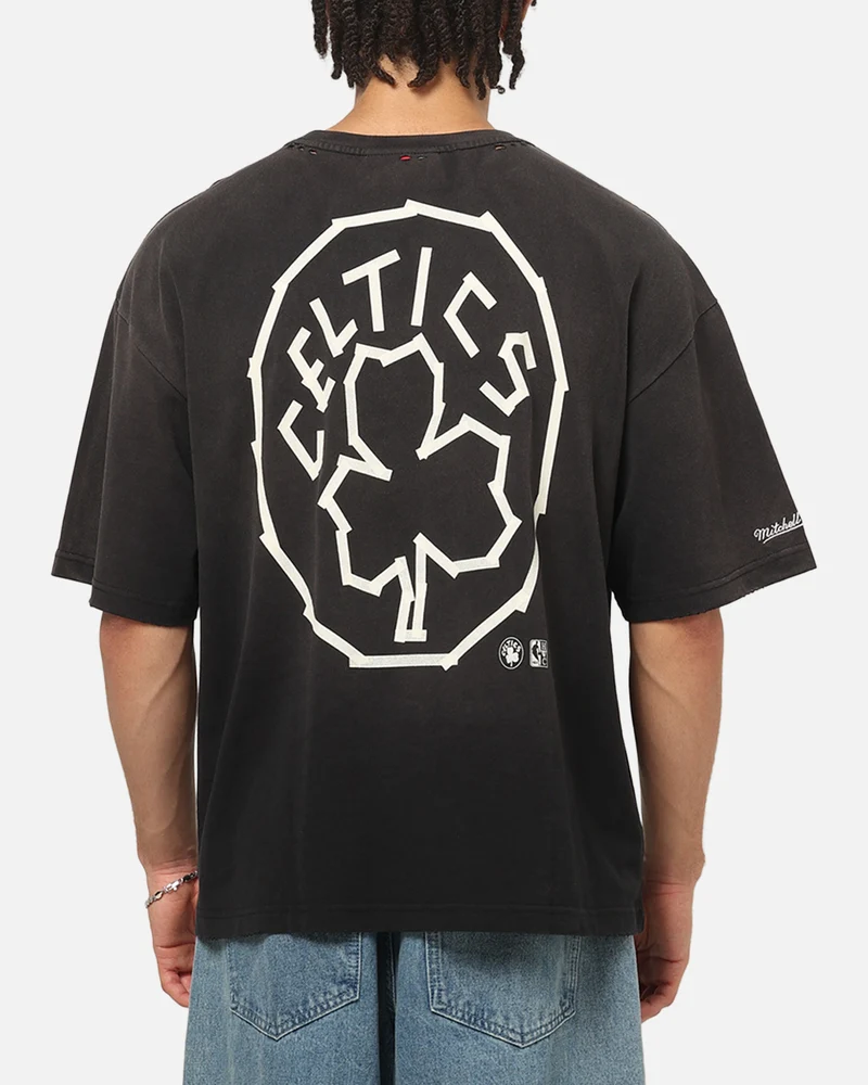 Mitchell & Ness Boston Celtics Tape T-Shirt Black