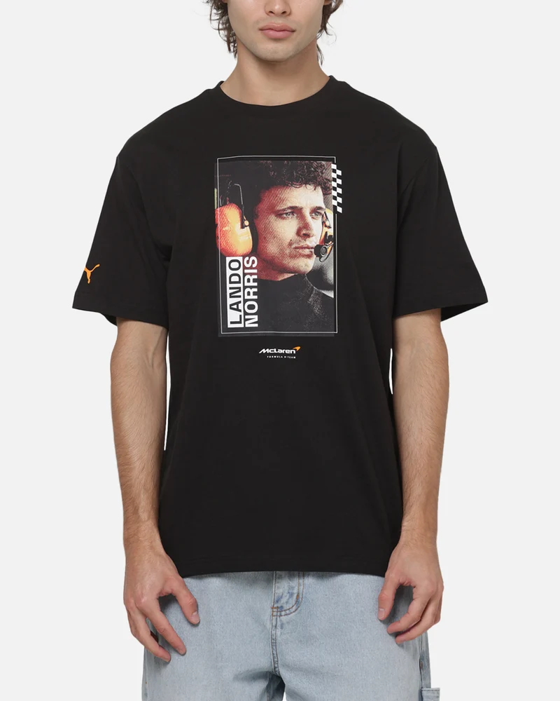 Puma McLaren Lando Norris Racing Driver T-Shirt Black