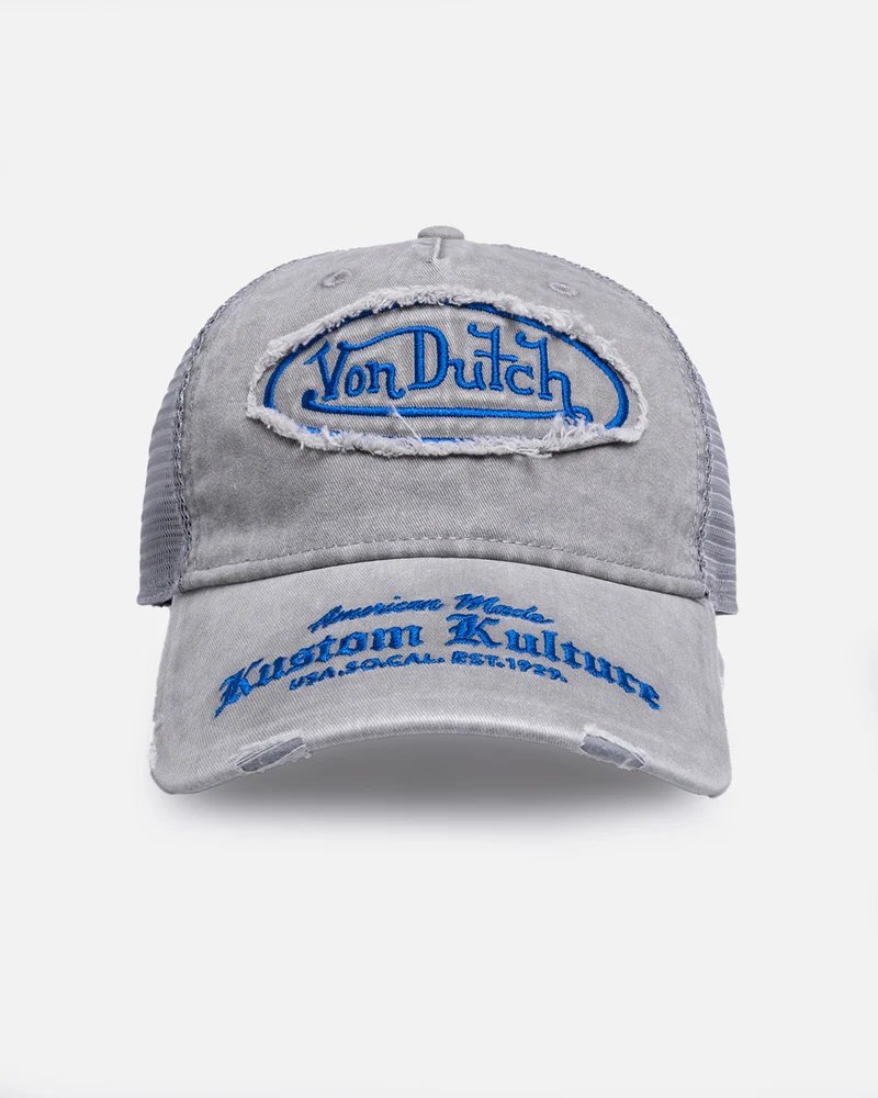 Von Dutch American Made Trucker Snapback Grey