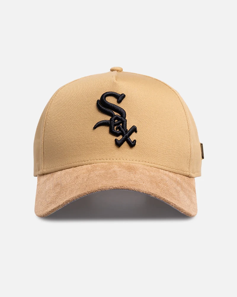 New Era Chicago White Sox 'Suede Visor' 9FORTY A-Frame Snapback Bronze