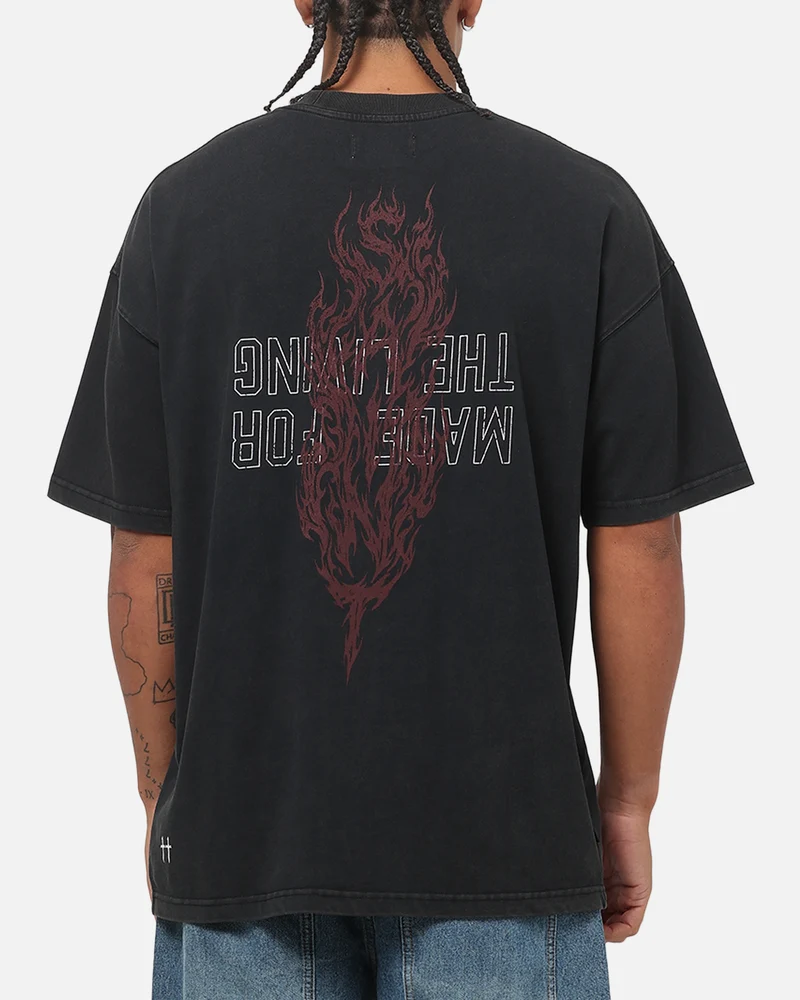 Saint Morta Made For The Living T-Shirt Washed Black