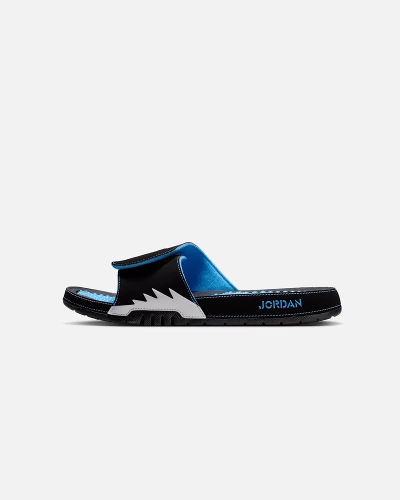 Jordan Hydro 5 Retro Slides Black/Blue