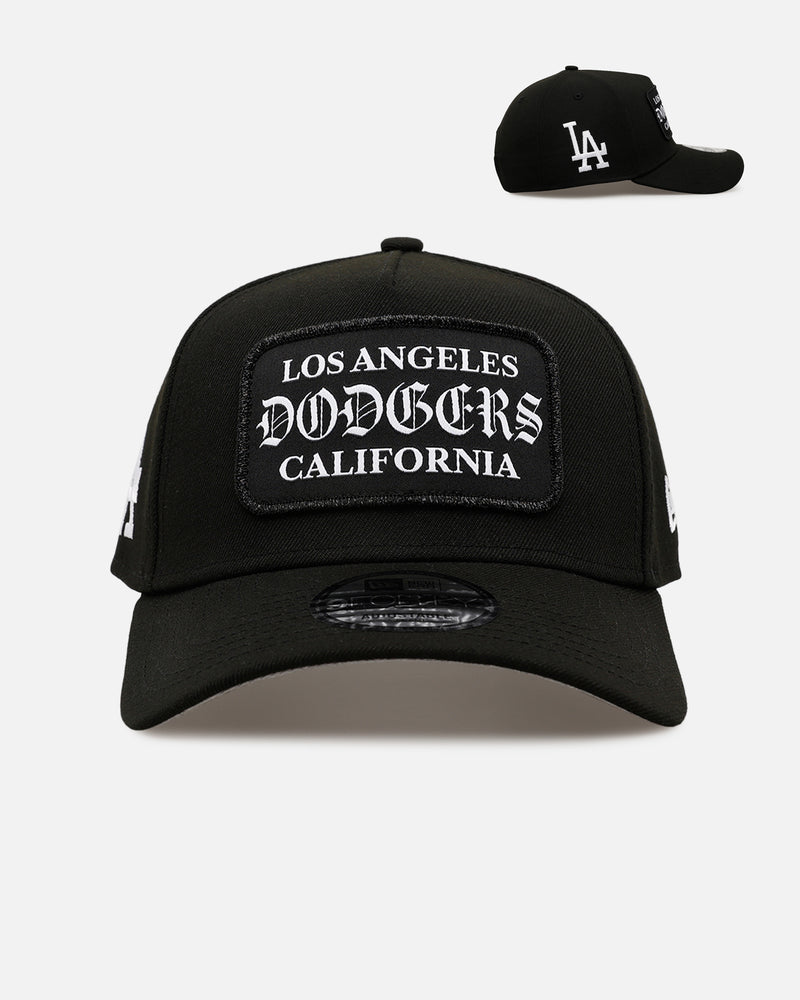 New Era Los Angeles Dodgers 'Gothic Patch' 9FORTY A-Frame Snapback Black