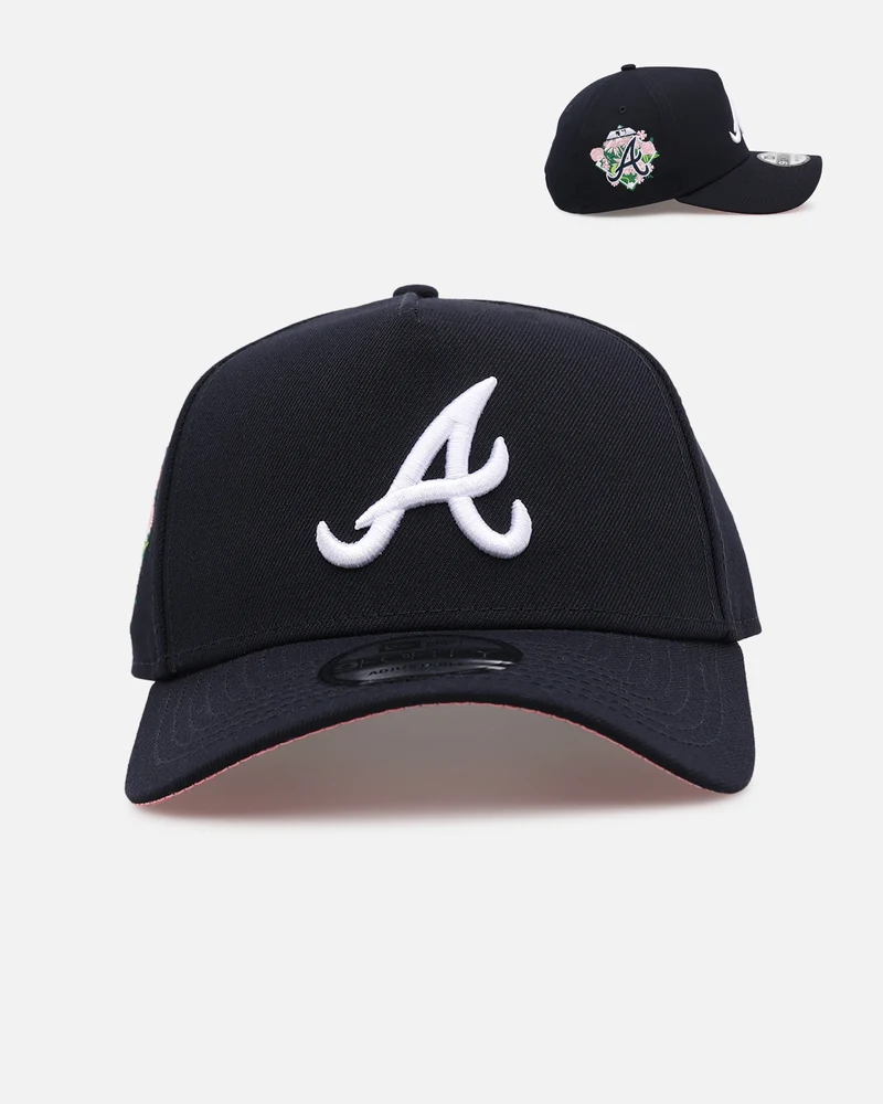 New Era Atlanta Braves 'Floral Side Patch' 9FORTY A-Frame Snapback Official Team Color