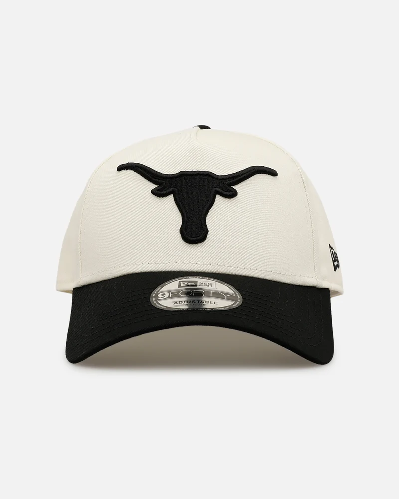 New Era Texas Longhorns 'Easy Chrome Black' 9FORTY A-Frame Snapback Chrome/Black