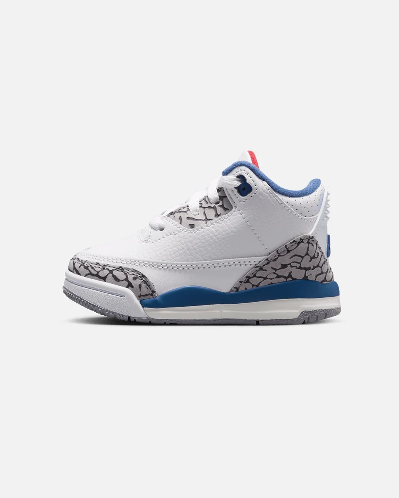 Jordan Kids' Air Jordan 3 Retro "True Blue" (TD) White/Red/Blue
