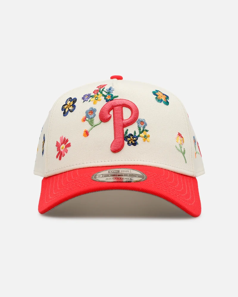 New Era Philadelphia Phillies 9FORTY A-Frame Snapback Pink