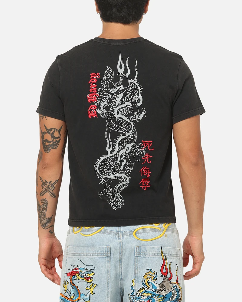 Ed Hardy Fury T-Shirt Black