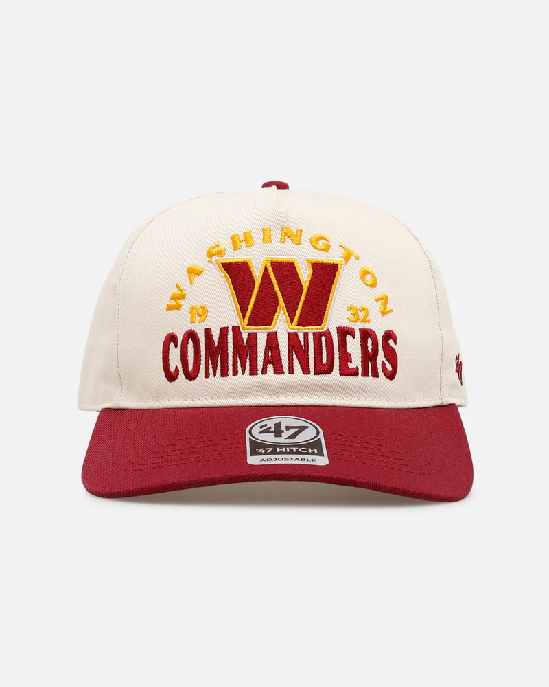 47 Brand Washington Commanders 'Arcitext' 47 Hitch Snapback Natural