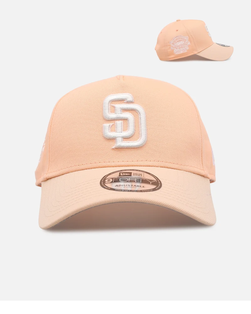 New Era San Diego Padres 'Peaches' 9FORTY A-Frame Snapback Peach