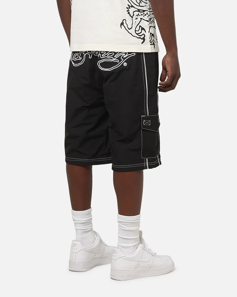 Ed Hardy Fury Shorts Black