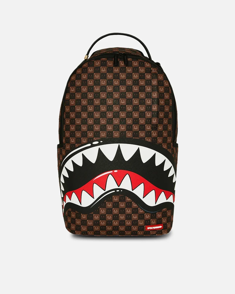 Sprayground Sharks In Paris Check Backpack