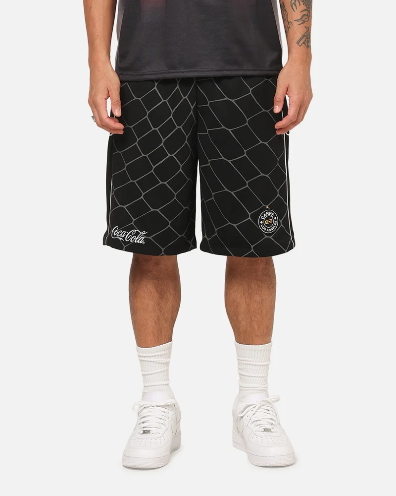 Carre Carre Carré X Coca Cola The Grid Mesh Shorts Black