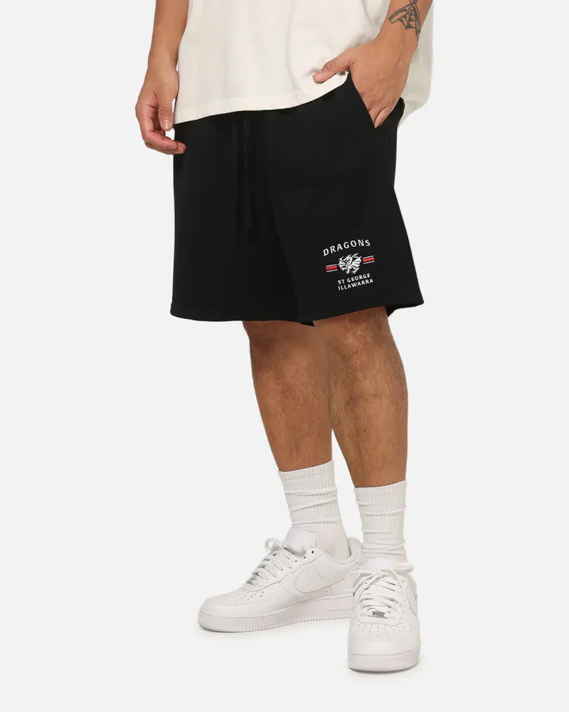 Bleacher Athletic St. George Illawarra Dragons NRL 1908 Track Shorts Black