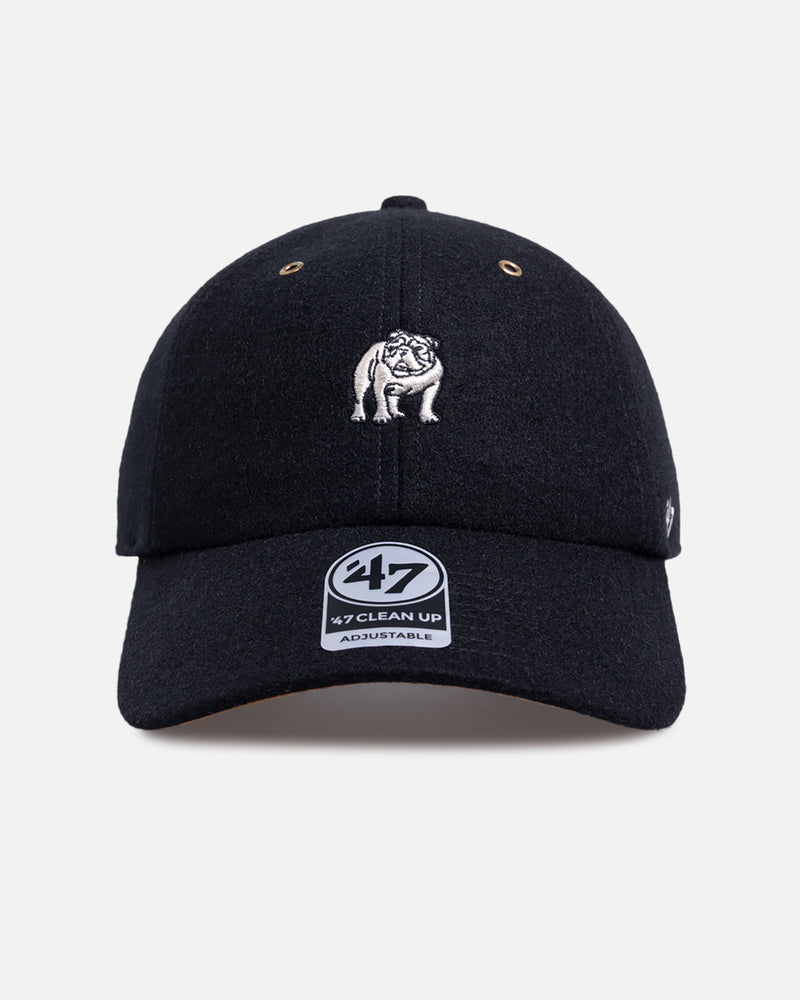 47 Brand Bulldog Wool 47 Clean Up Strapback Black