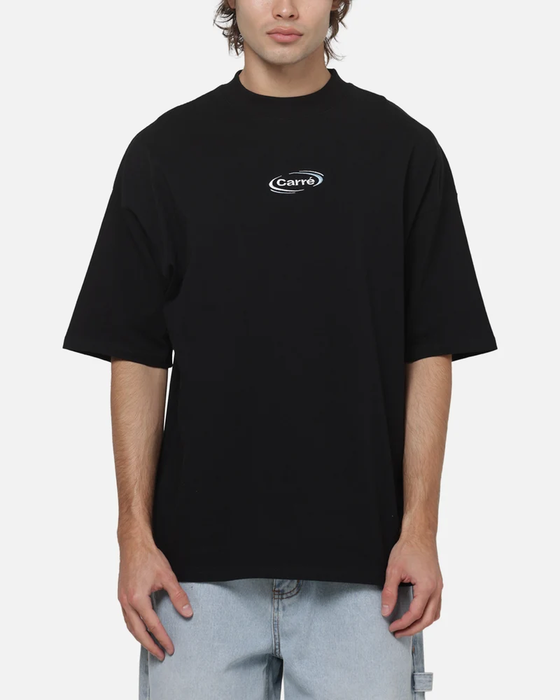 Carre Orbit T-Shirt Solid Black