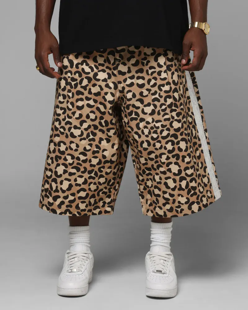 Loiter Lace Jorts Leopard