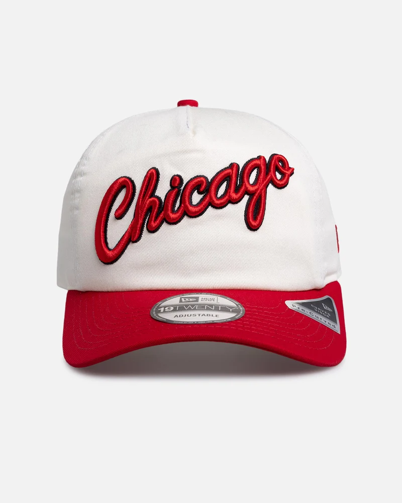New Era Chicago Bulls 'Chrome White' 19TWENTY Snapback White/Red